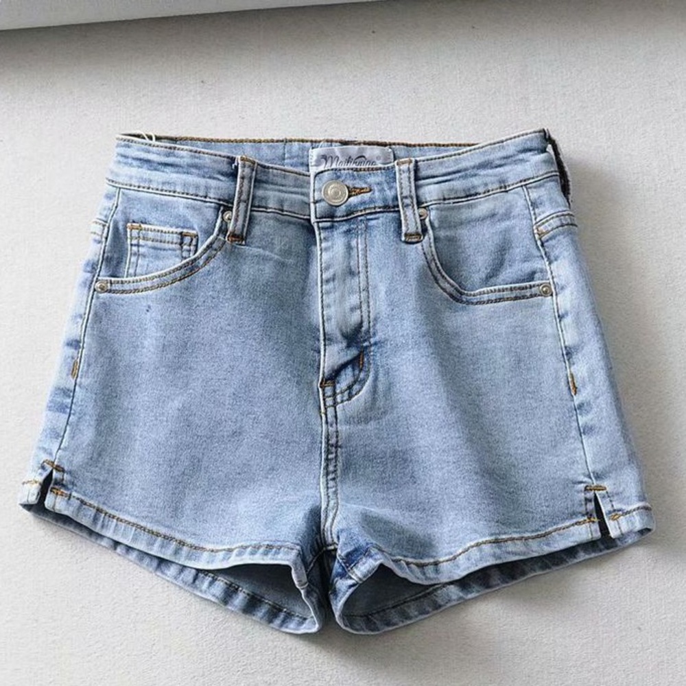 YesStyle Notica Denim Hot Pants Blue Jean Shorts 0